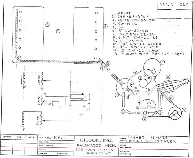 Gibson Wiring Diagrams - Wiring Library